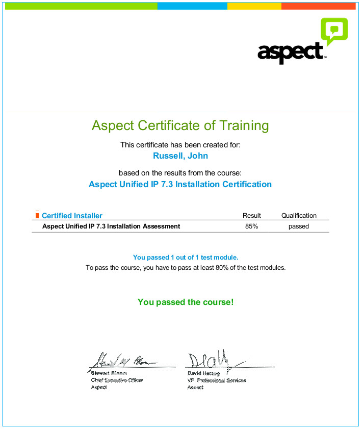 Certificate image